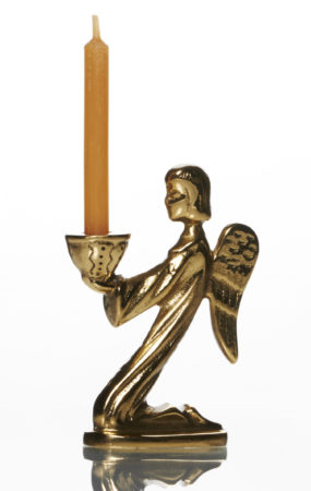 Kerzenständer kniender Engel